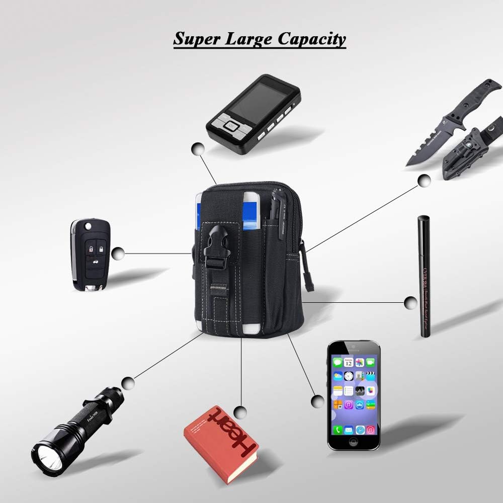 กระเป๋าคาดเอวแบบยุทธวิธี Molle - Tool Bag บทวิจารณ์และราคา