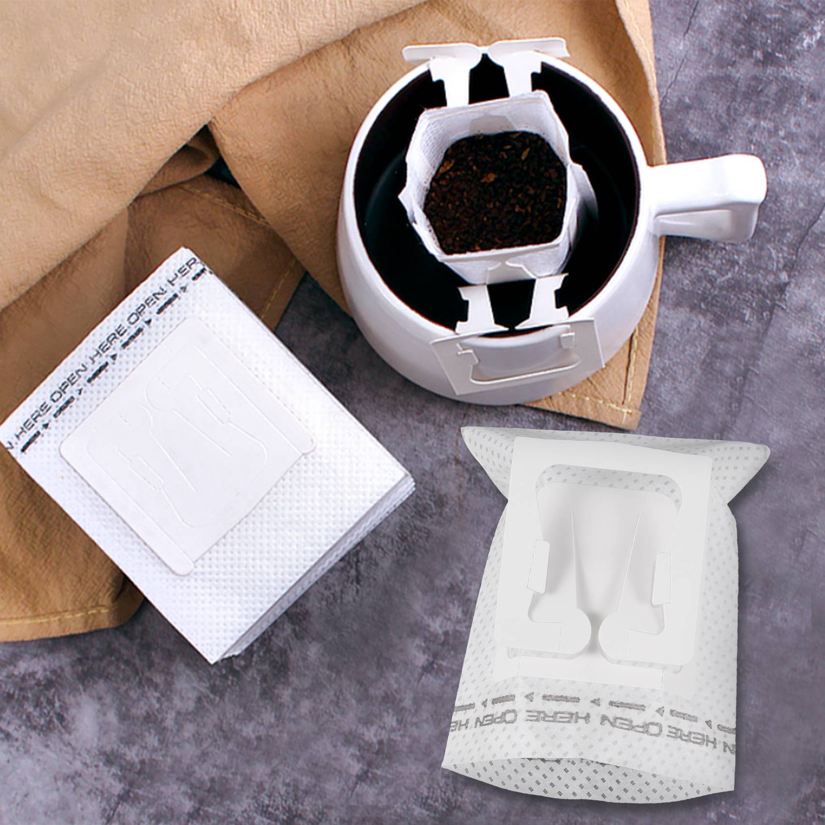 50 ชิ้น / แพ็ค ถุงกรองกาแฟแบบแ - Tool Bag บทวิจารณ์และราคา
