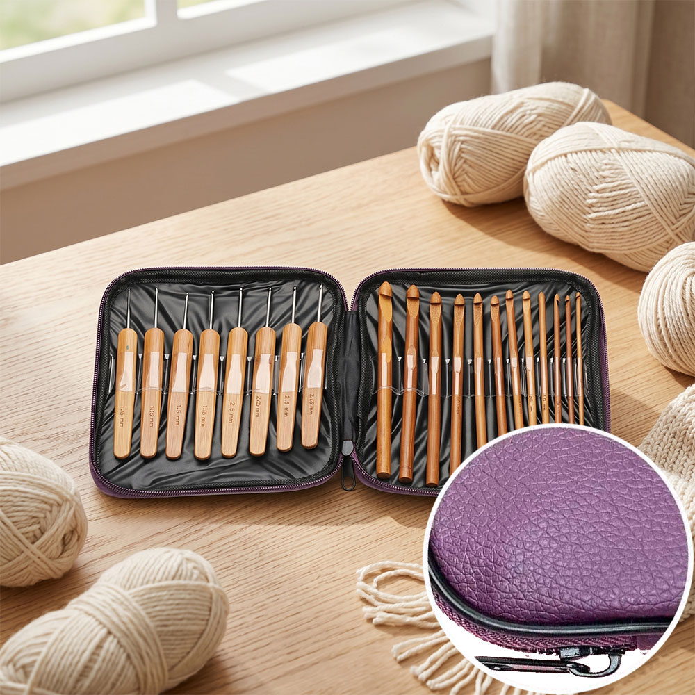 ชุดเข็มโครเชต์ไม้ไผ่ 74 ชิ้น พ - Tool Set บทวิจารณ์และราคา