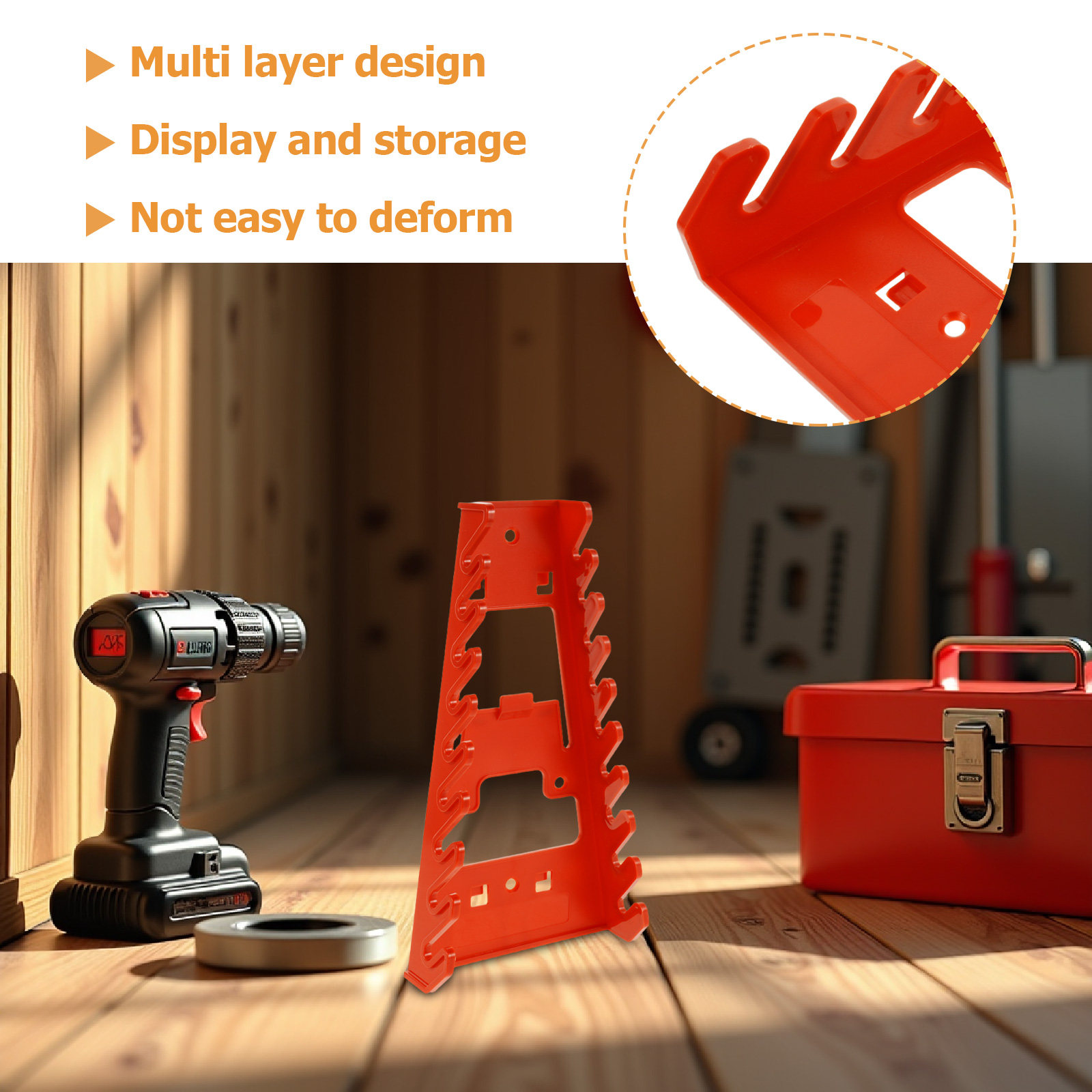 2 ชิ้น ที่เก็บเครื่องมือแบบติด - Hand Tools In Workshop บทวิจารณ์และราคา