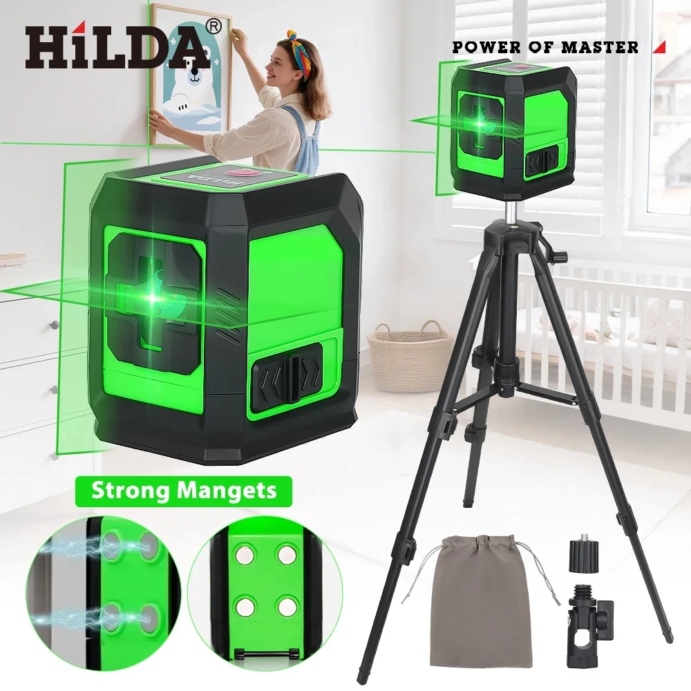 HILDA 2 เส้นเลเซอร์ระดับลําแสง - Spirit Level บทวิจารณ์และราคา
