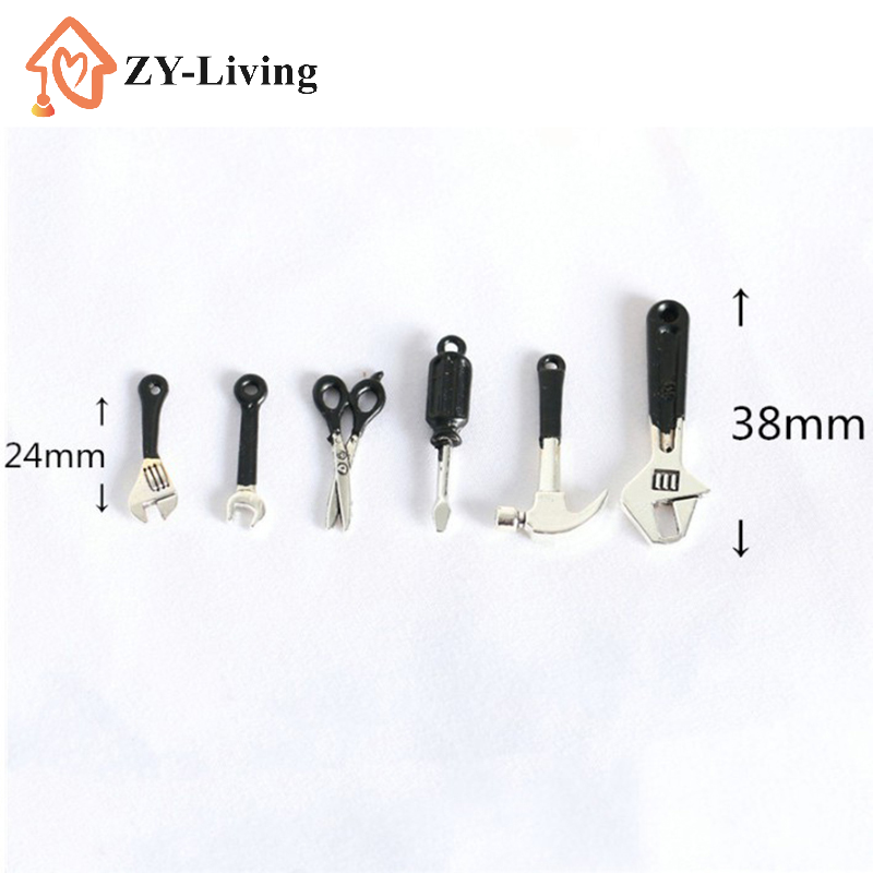 6 ชิ้น/เซ็ต ชุดซ่อมบ้านตุ๊กตาข - Wrench Set บทวิจารณ์และราคา
